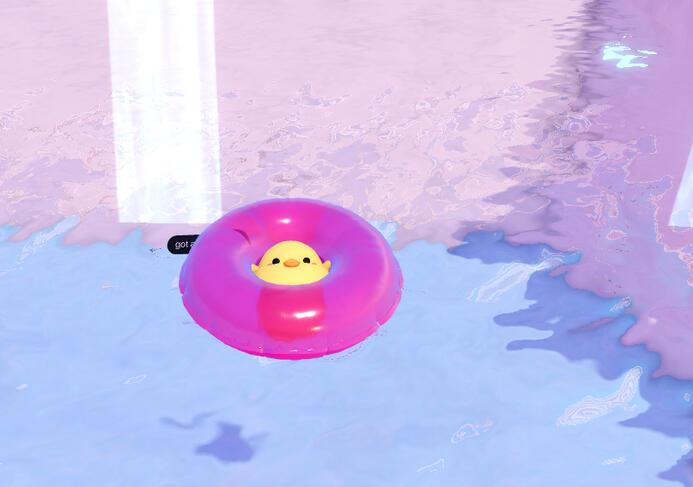 Just a lil swim